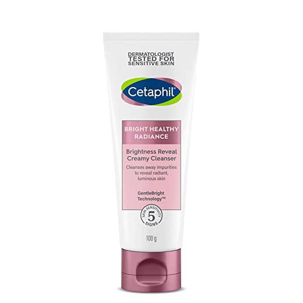 Cetaphil Brightness Reveal Creamy Cleanser - 100 g| Brightening FaceWash for Uneven Skin T