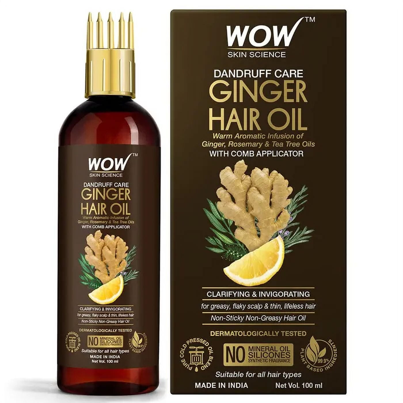 Wow Skin Science Ginger HairOil, 100ml