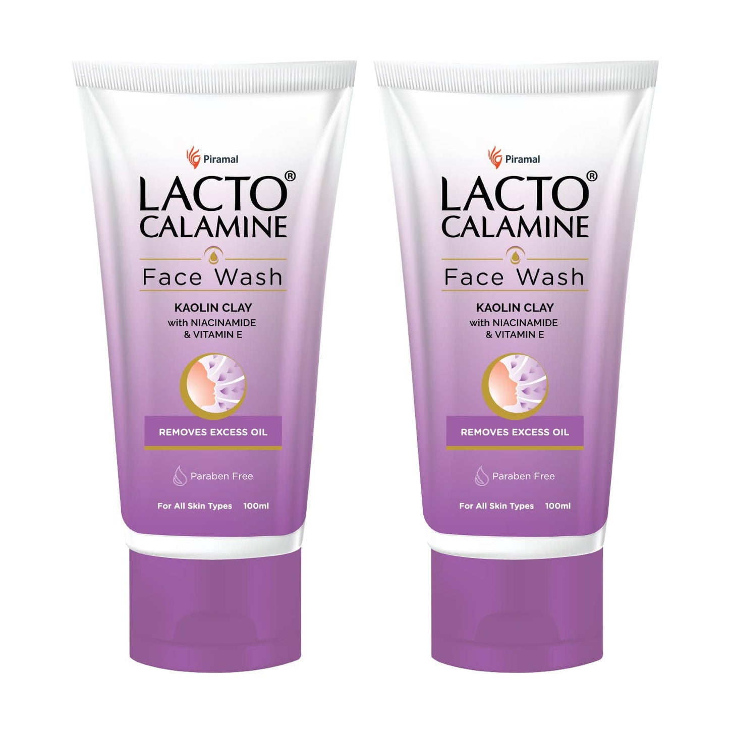 Lacto Calamine Daily FaceWash With Kaolin Clay, Niacinamide And Vitamin E For Oily Skin |