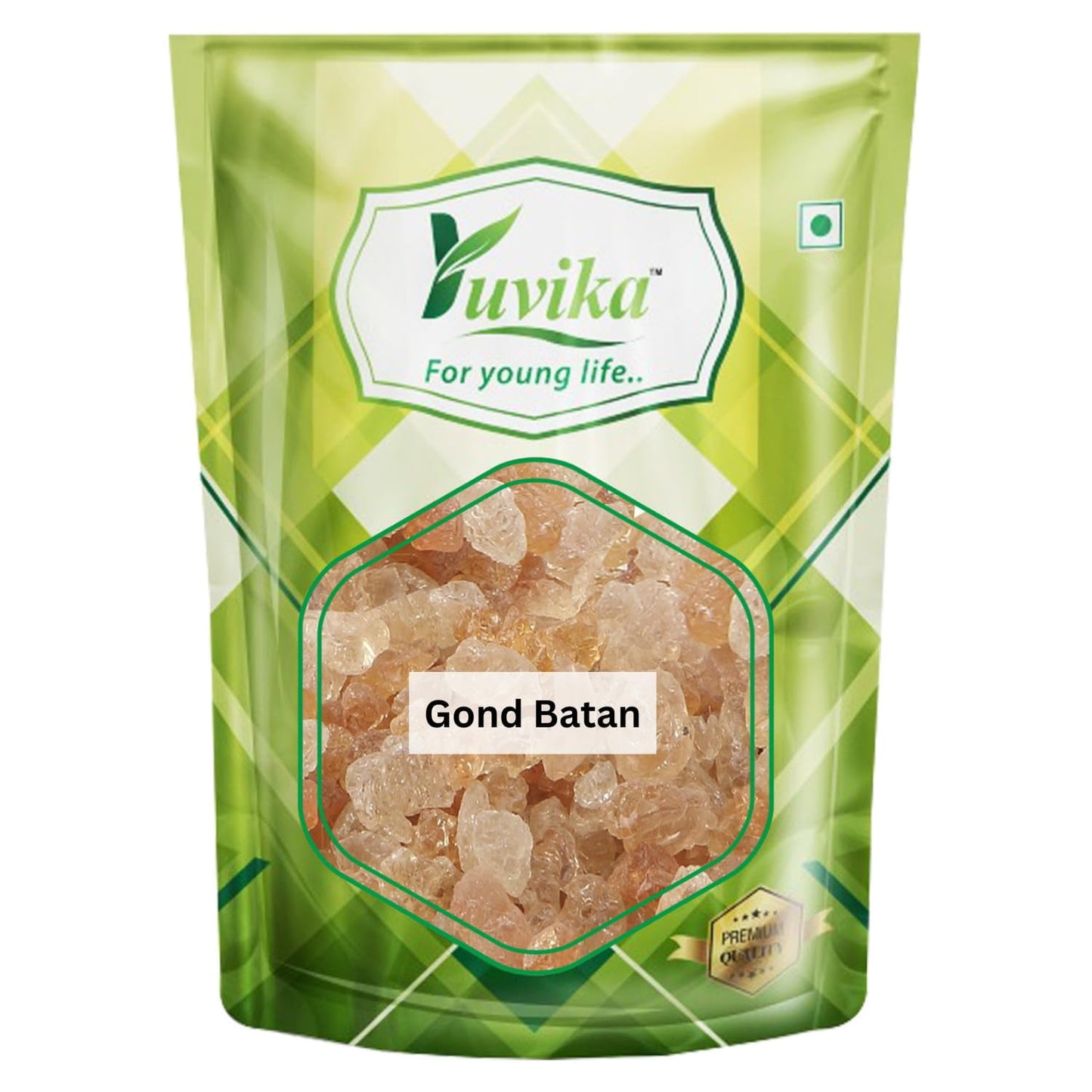 YUVIKA Gond Batan - Gond Ladoo - Acacia Arabica Wild - Arabic Gum (800 Grams)