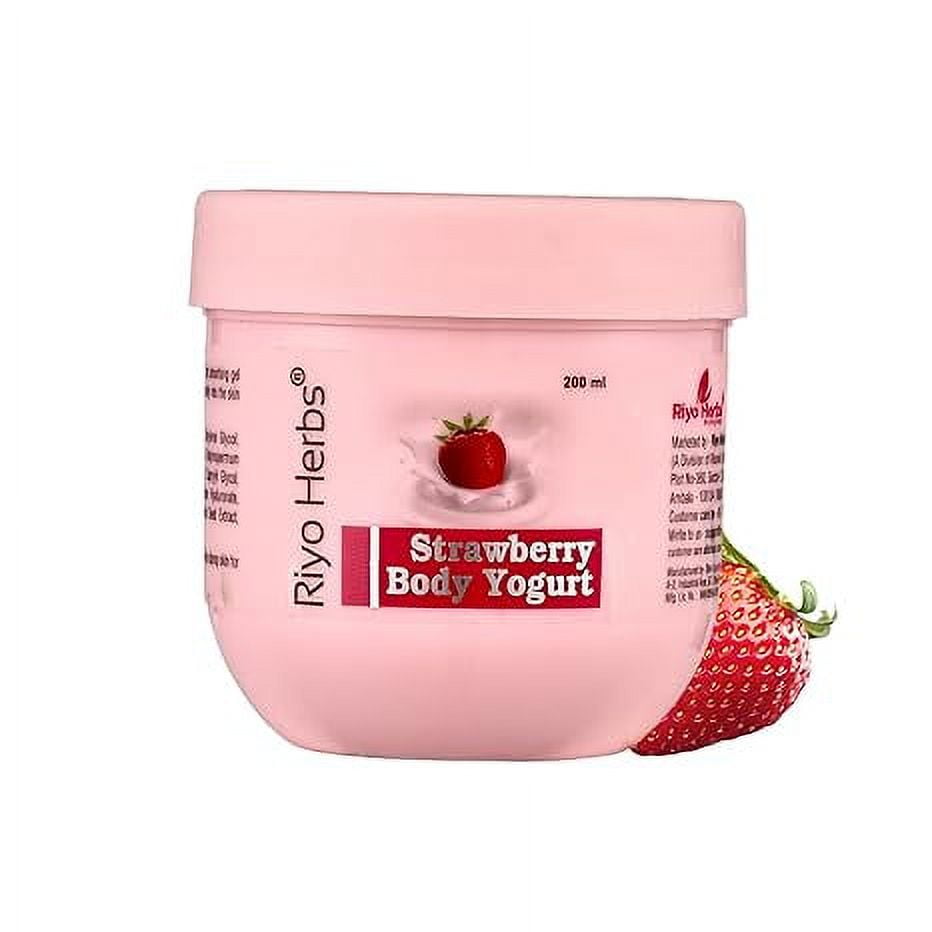 Riyo Herbs- The Strawberry Blush Body Yogurt - Skin Nourishing & Deep moisturizing 200ml