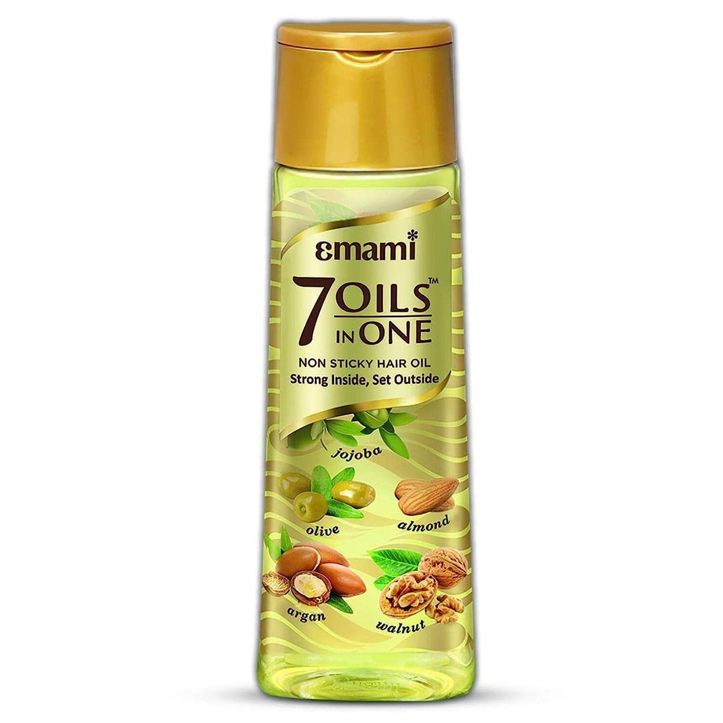 Emami 7 Oils In One Non Sticky & Non Greasy HairOil 20 Times Stronger Hair, Nourishes Scal