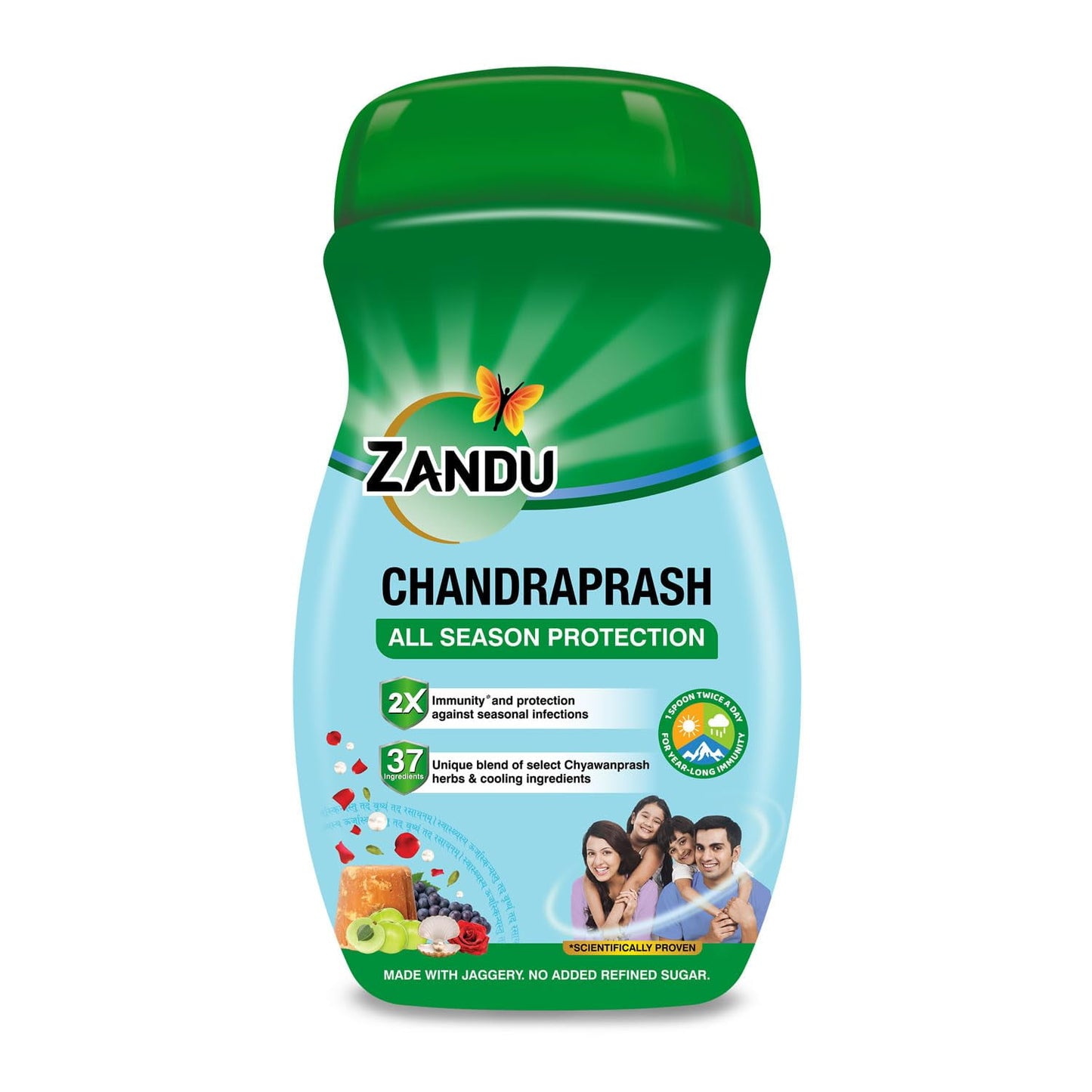 Zandu Chandraprash 450g Blend of 37 Ingredients | Made with Jaggery, No Added Refined Suga