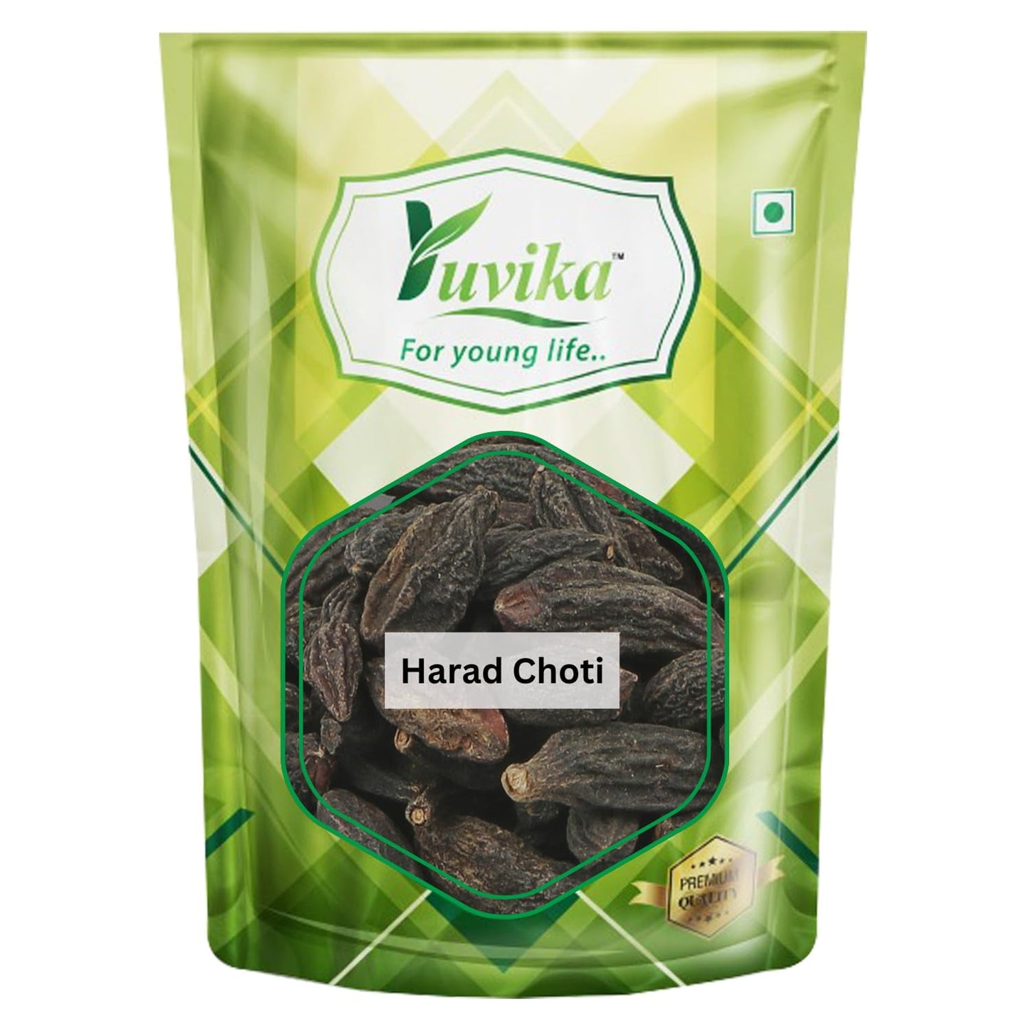 Yuvika Harad Choti - Kali Harad - Black Himej - Terminalia Chebula - Myrobalan (100 Grams)