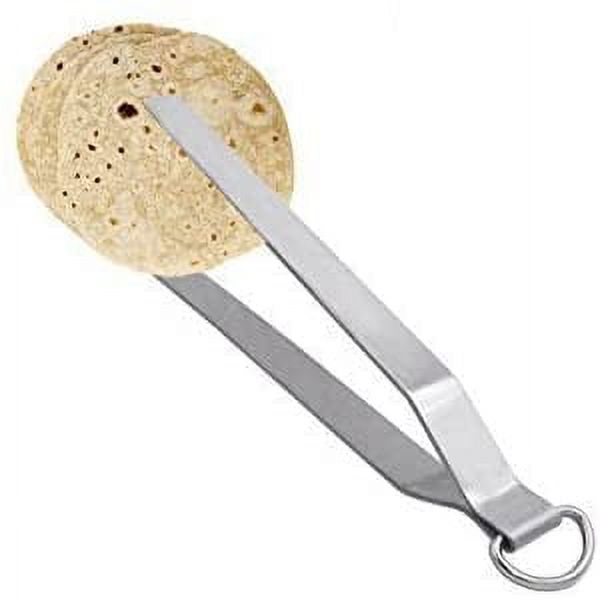 Konquer TimeS Stainless Steel Tong, Roti - Chapati Chimta, Chipya.
