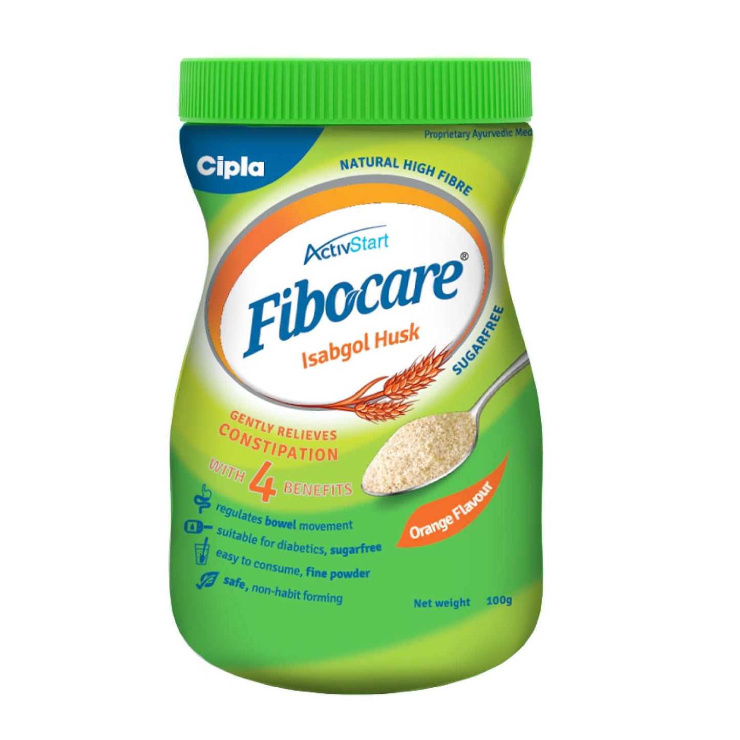 Cipla Fibocare Isabgol Husk Powder | Sugar Free | Effectively Relieves Constipation |Promo