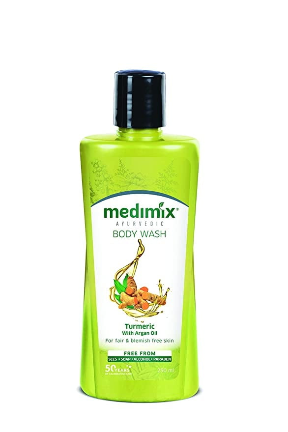 Medimix Ayurvedic Bodywash Turmeric with Argan Oil Shower Gel, 250ml