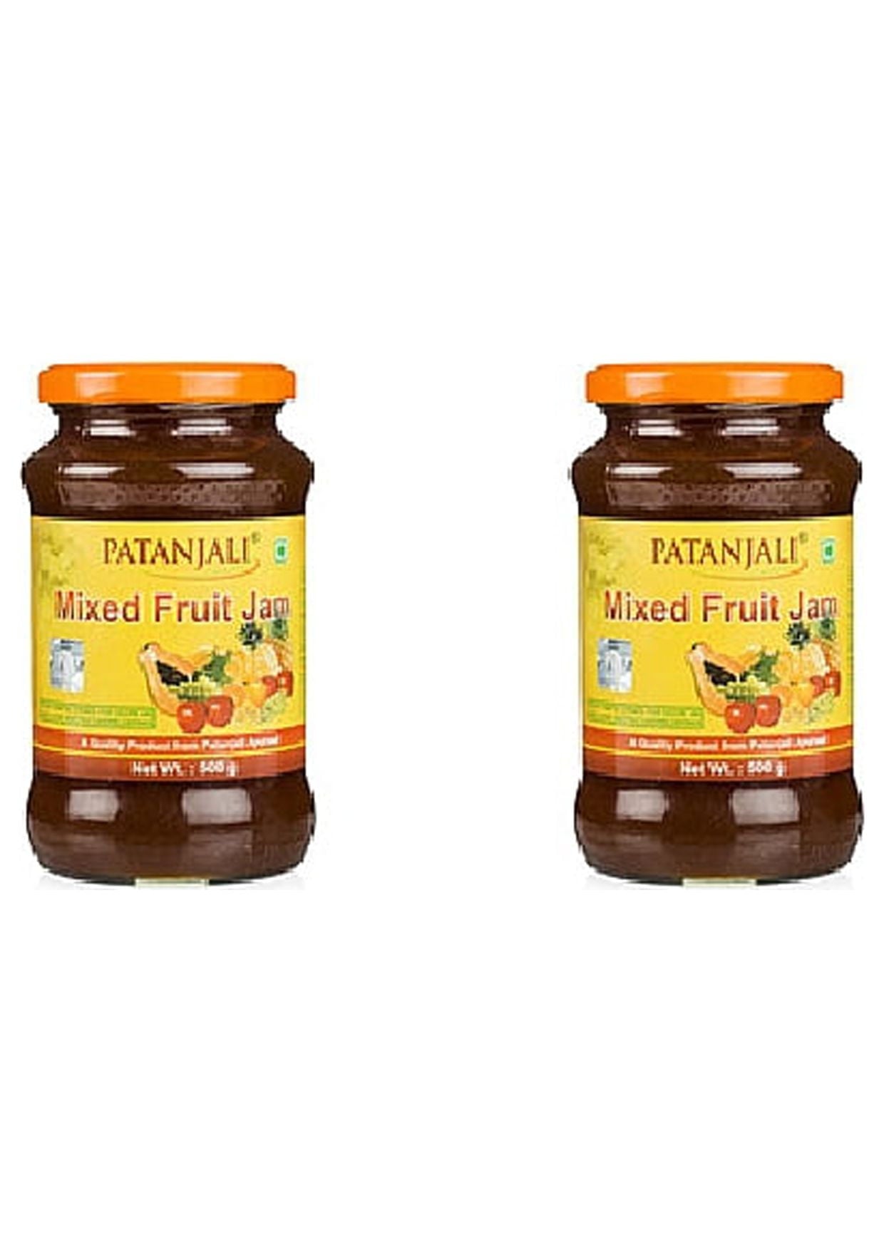 Pack Of 2 - Patanjali Mixed Fruit Jam - 500 Gm (17.63 Oz)