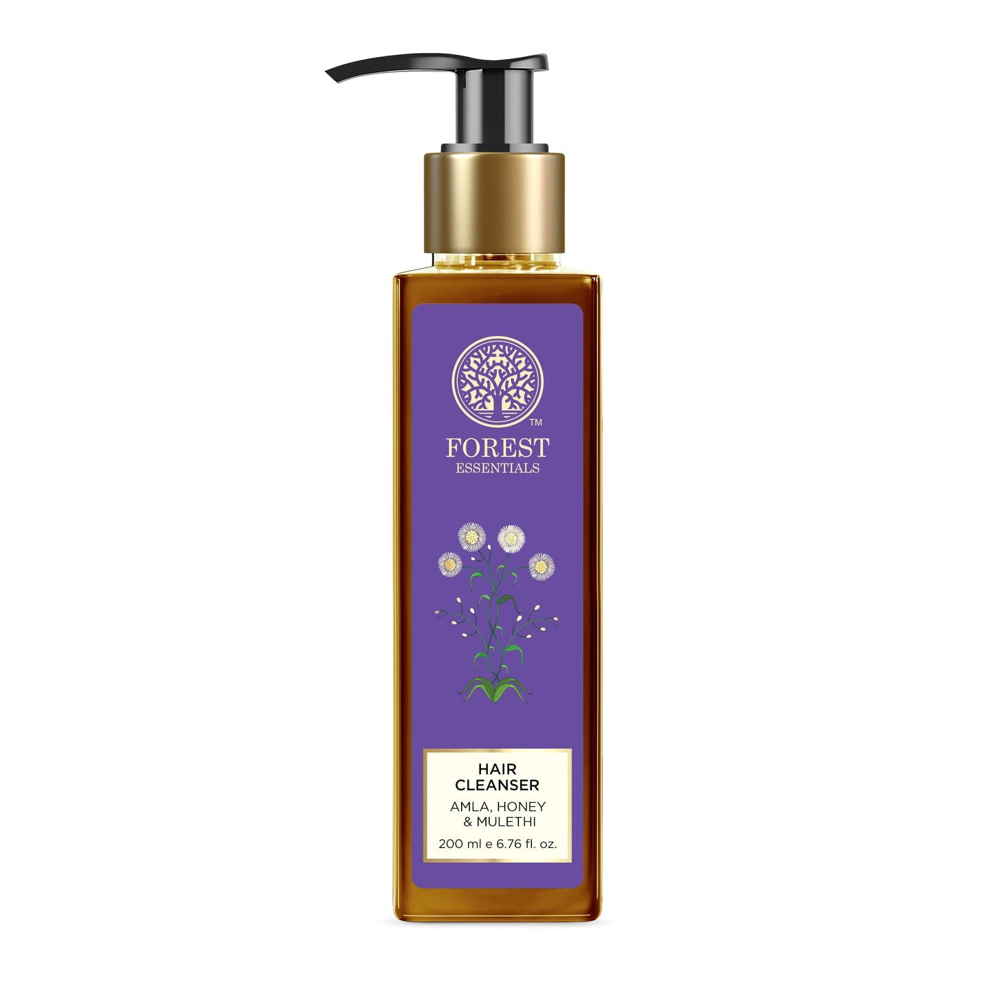 Forest Essentials Hair Cleanser Amla, Honey & Mulethi | Ayurvedic Shampoo For Dull & Dry H