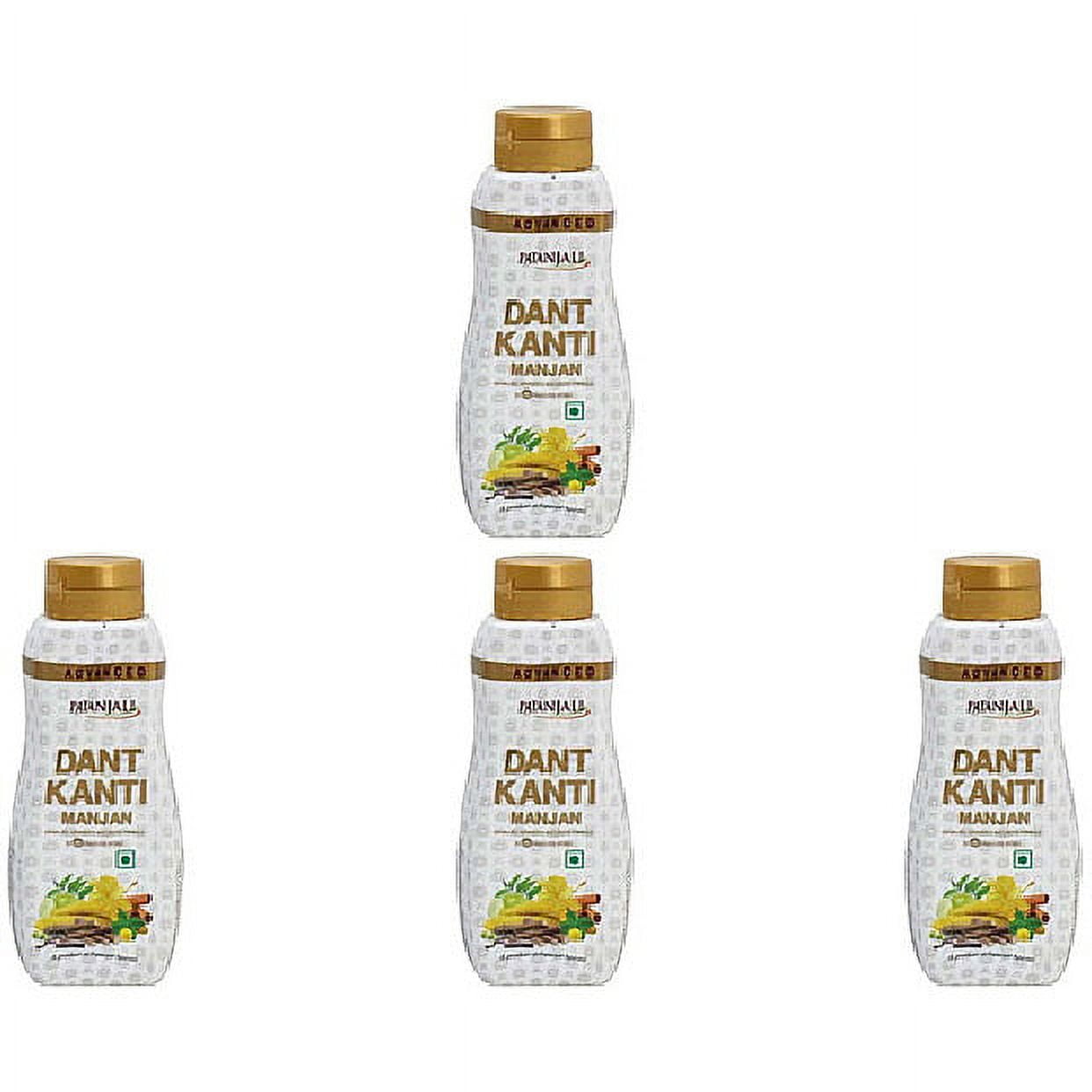 Pack Of 4 - Patanjali Dant Kanti Manjan - 100 Gm (3.5 Oz)