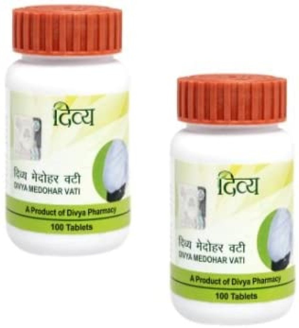 Divya Medohar Vati 100 Tablets x 2 Packs