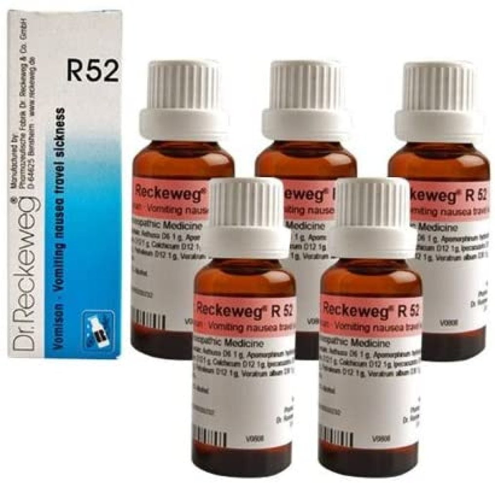 Dr.Reckeweg Germany R52 Vomiting, Nausea and Travel Sickness
