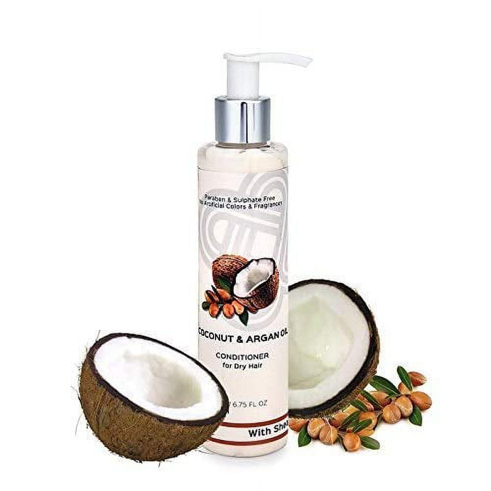 Coconut And Argan Oil Hair Conditioner With Jojoba Oil And Shea Butter - Natural HairCare