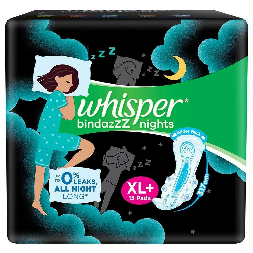 Whisper Ultra Nights XL Wings Pads: 15 Units