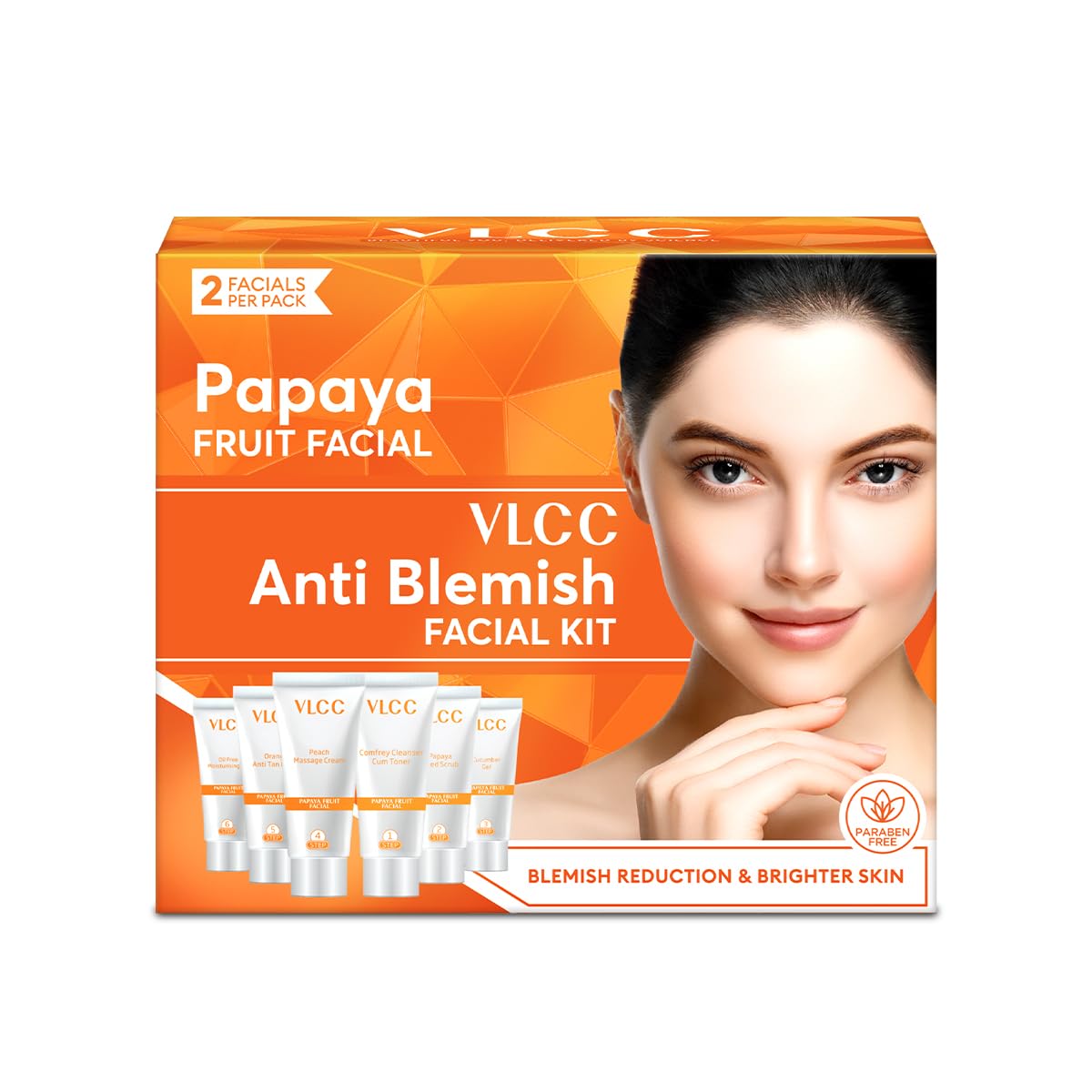 VLCC Papaya Fruit Facial Kit, 60g