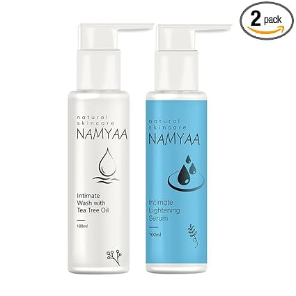 Namyaa Intimate Lightening Serum and Hygiene Wash for Men and Women, 100 gram each