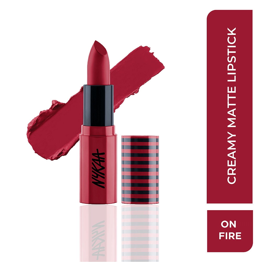 Nykaa So Creme! Creamy Matte Lipstick - On Fire