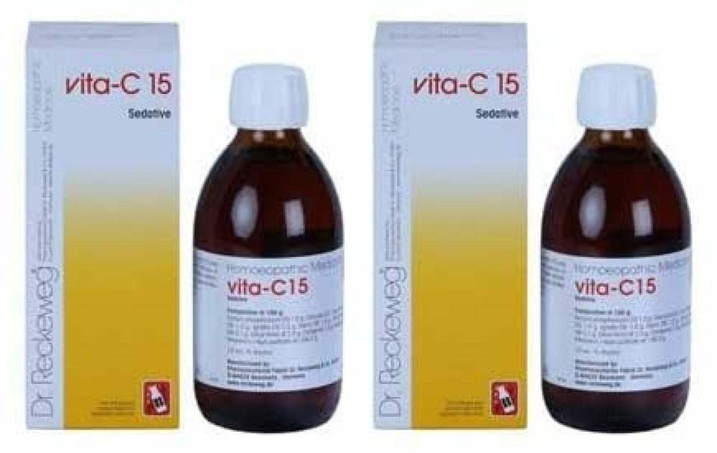 2 x Dr.Reckeweg-Germany VITA-C 15 Nerve Tonic (sedative Anxiety, Depression, Tension)