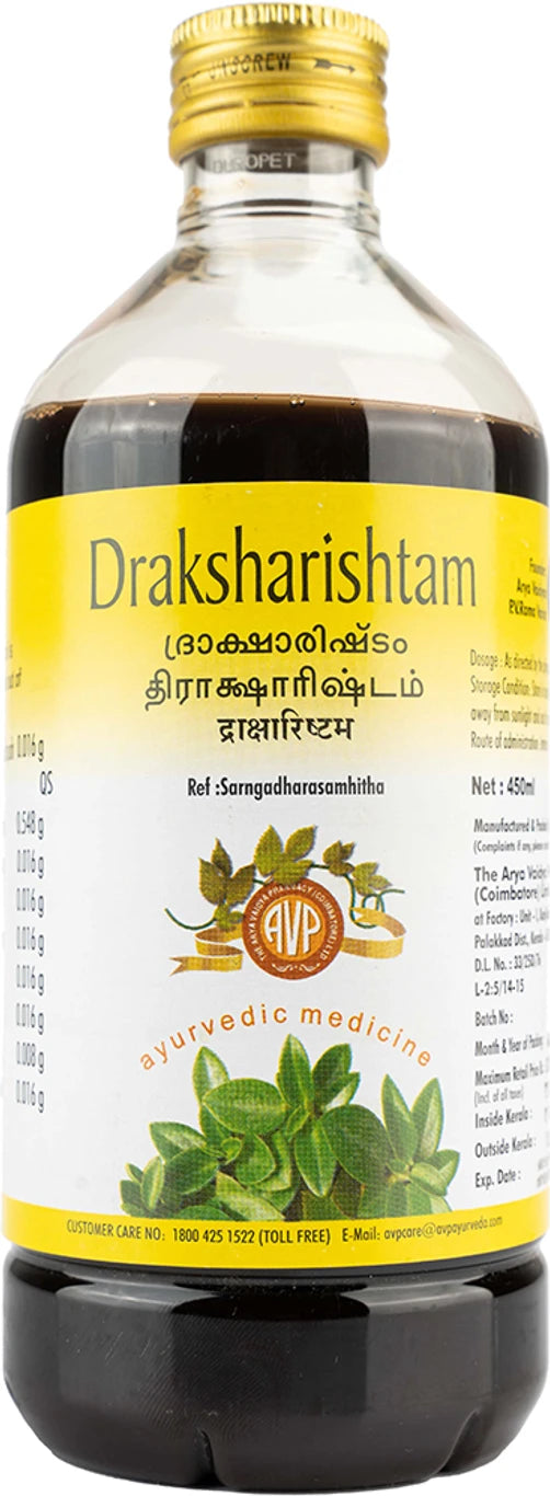 AVP Draksharishtam - 450ml (Pack of 2)