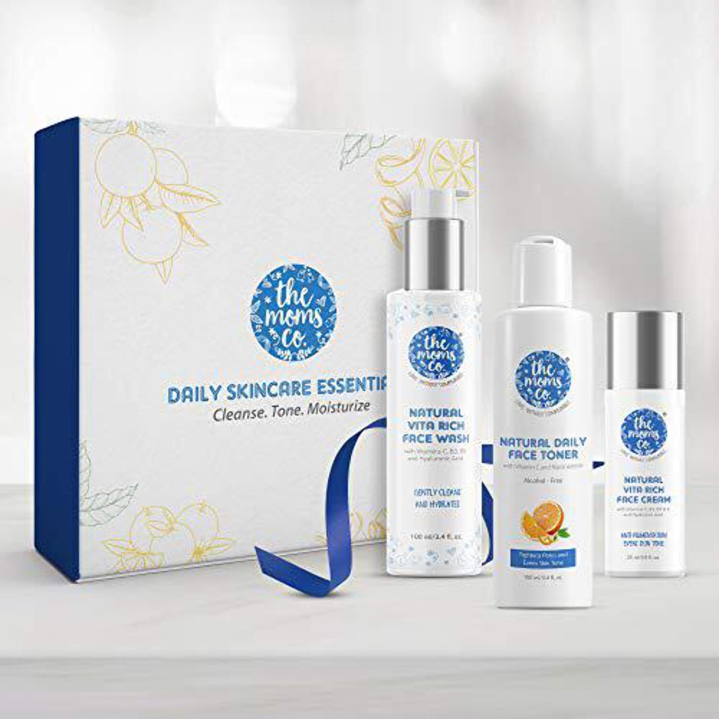Daily Skincare Essentials Box l All Skin Types l Vitamin C Hyaluronic Acid