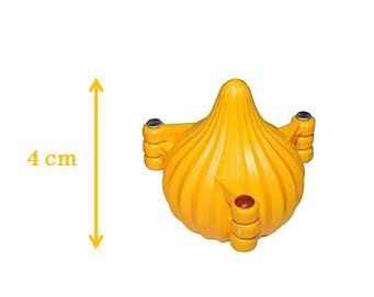 iKonbi Bappa Special 3 Fold Modak Mold Small Size No 1 Set of 2 Pieces idle as Sancha Mould for modak ladoo peda Choclate Cake Muffin for Ganpati