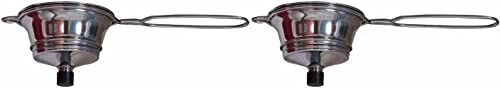 iKonbi Stainless Steel Pouring Funnel Oil Bottle Strainer Jam Filter for Kitchen,Baby Feeding Bottle Strainer,1 Piece