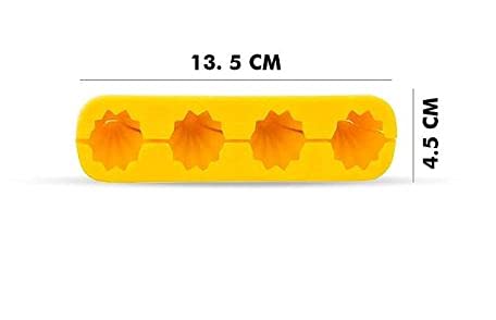 iKonbi Multi Utility Plastic Modak Mould Set for Ganesh Festival Includes 3 Different Size of Modak and One Modak Patti