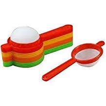 iKonbi Plastic Tea and Coffee Strainers, Multicolour Set of 4 Colour May Vary