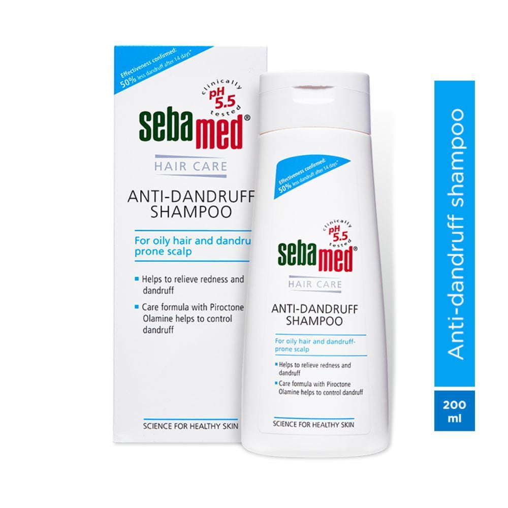 Sebamed Anti-Dandruff Shampoo, PH 5.5. Oily Hair & Dandruff Prone Scalp