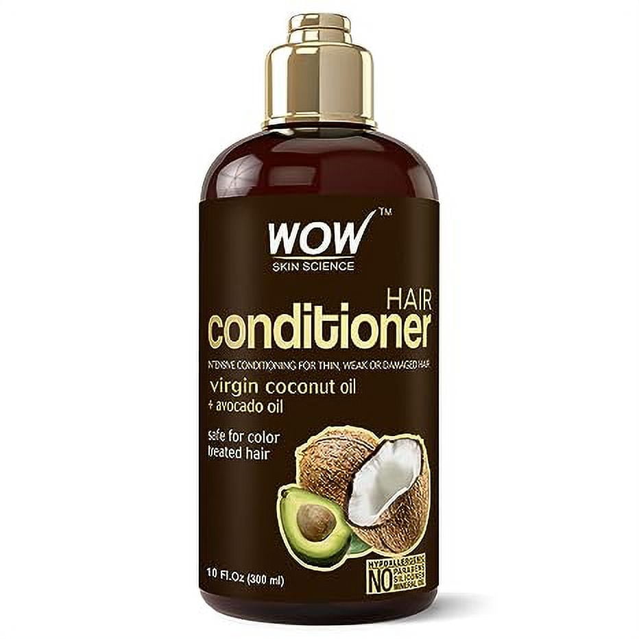 WOW Skin Science Hair Conditioner - Coconut & Avocado Oil - Restore Dry, Damaged Hair - In