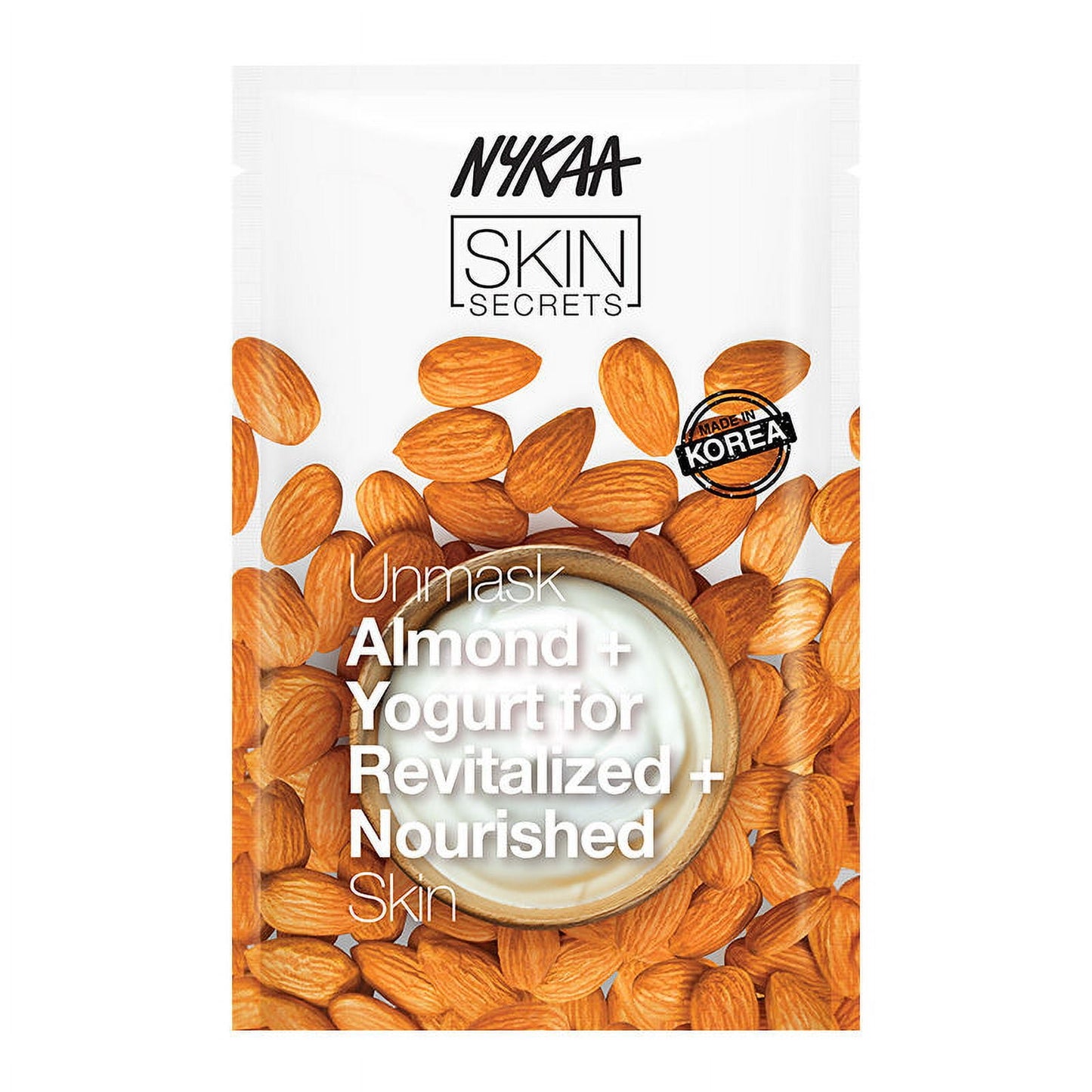 Nykaa Skin Secrets Rituals Almond + Yogurt Sheet Mask For Revitalized & Nourished Skin