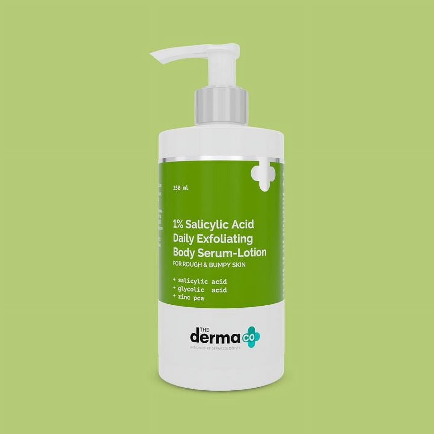 The Derma Co 1% Salicylic Acid Daily Exfoliating Body Serum Lotion For Rough & Bumpy Skin