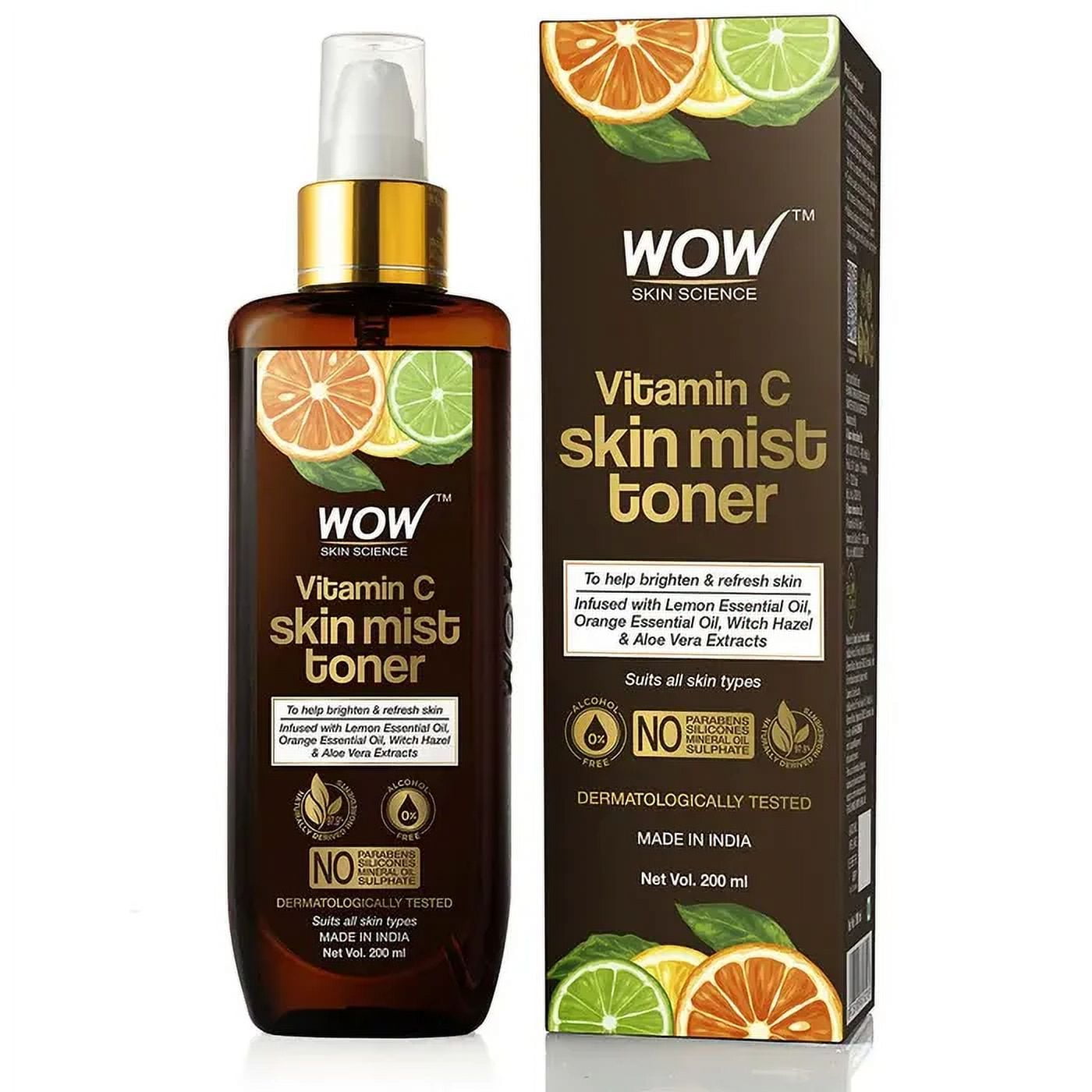 Wow Skin Science Vitamin C Skin Toner for Face - Brightens and Refreshes Your Skin - for A