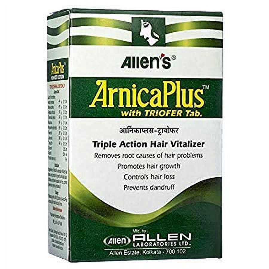 Allen's Arnica Plus Triofer - Triple Action Hair Vitalizer - 100ml + 50 Tabs
