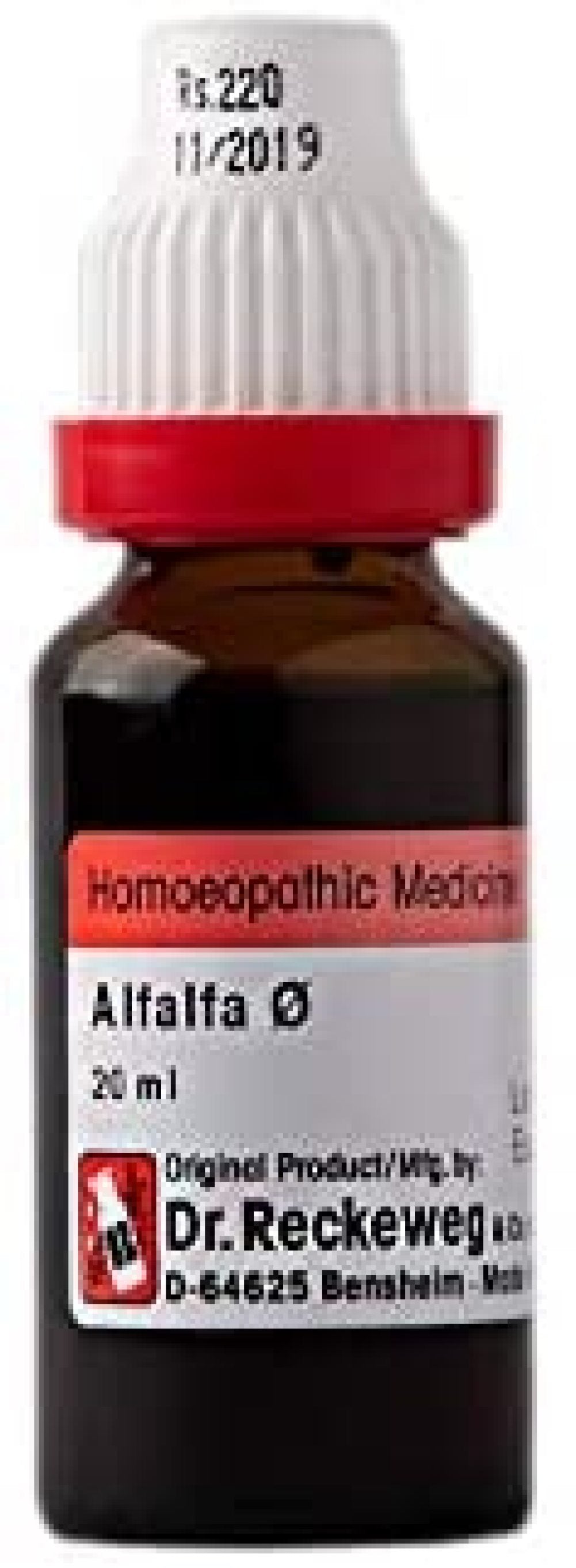 Dr Reckeweg Alfalfa Q (Mother Tincture) 20ml