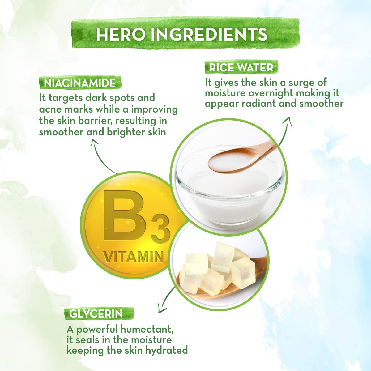 Mamaearth Rice NightCream, for Clear Skin With Rice Water & Niacinamide for Glass Skin - 50 g