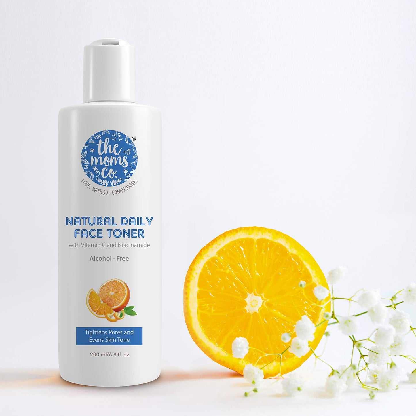 The Moms Co. Natural Daily Vitamin C Face Toner| Alcohol-free l Tighten Pore l Even-Tone-H