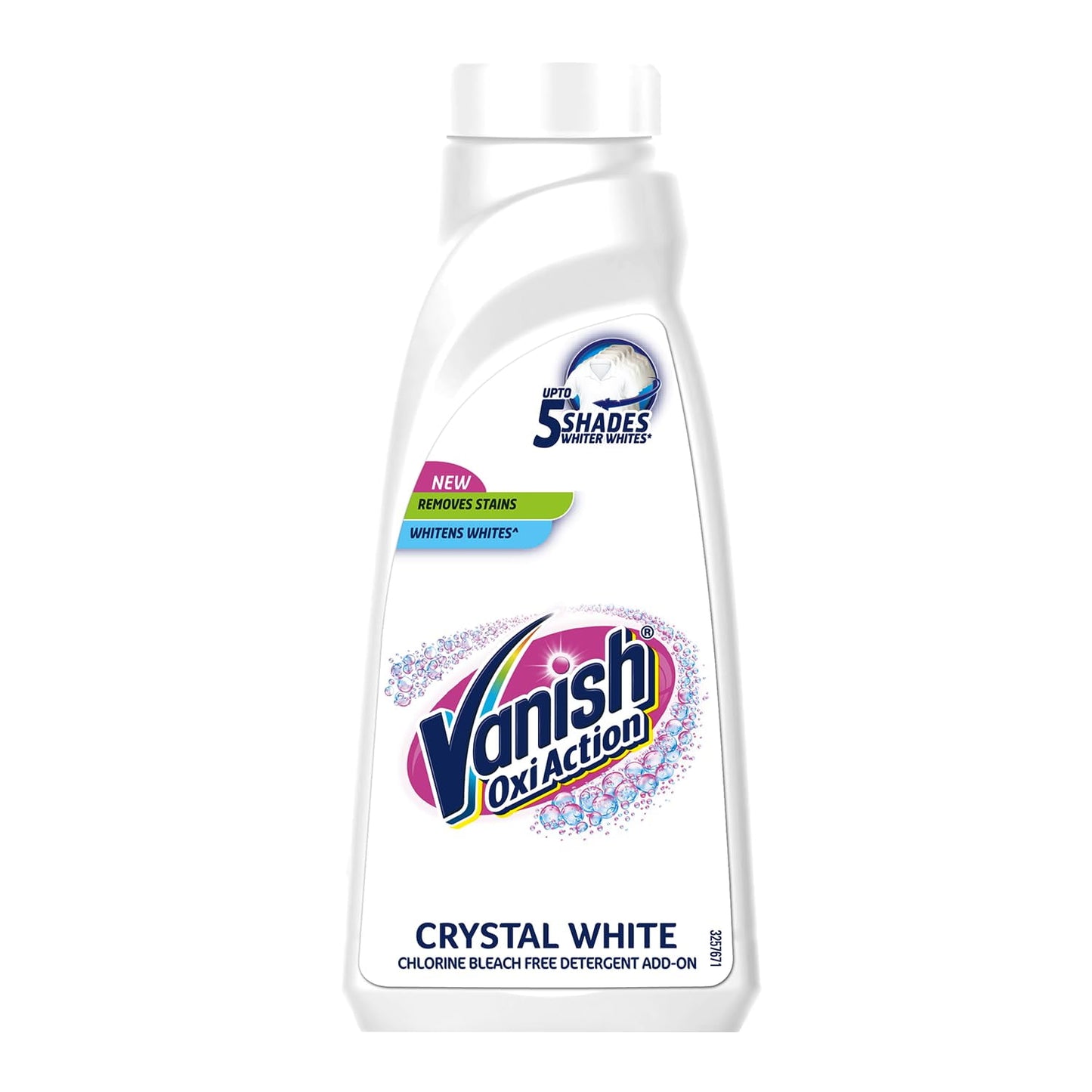 Pack of 2 Vanish Crystal White 800ml Fabric Whitener Detergent Add-On Liquid Stain Remover