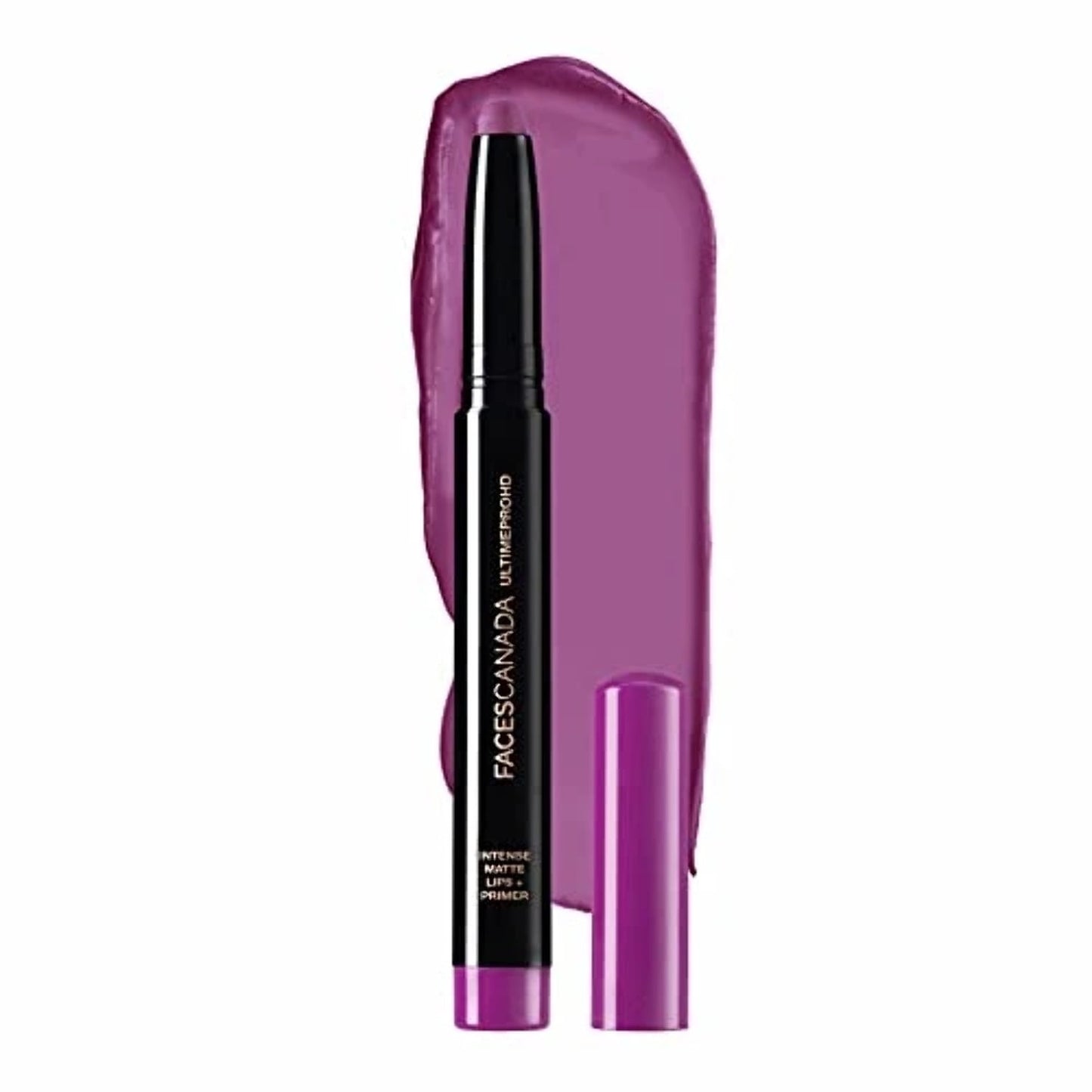 Faces Canada HD Intense Matte Lipstick, Feather light comfort, 10 hrs stay, Primer infused