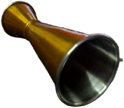 iKonbi Stainless Steel Golden Japanese Peg Measure 30/60 ml
