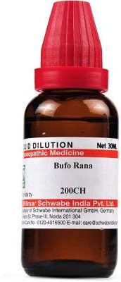 Willmar Schwabe India Homeopathic Bufo Rana Dilution: 30ml,