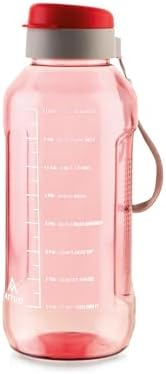 ATTRO Ultra Pro Motivational 1.5-Liter BPA-Free Water Bottle with Leak-Proof Flip-Top Cap,
