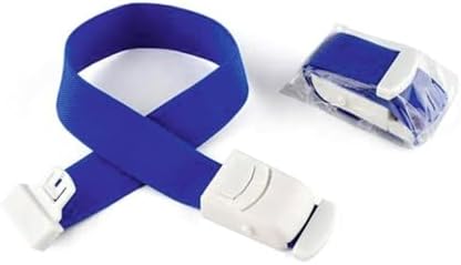 Medical Tourniquet Band with Plastic Buckle, Blue,