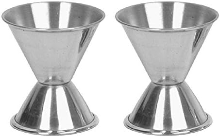 iKonbi Double-Sided Jigger/Peg Measure Set 30/60 ml, Pack of