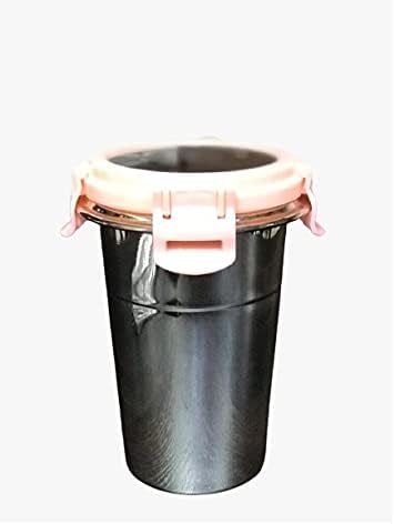 iKonbi Stainless Steel 400 ml of Fusion Glass Tumbler Multicolor