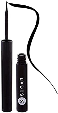 SUGAR Cosmetics Eye Told You So! Smudgeproof Eyeliner01 Black Swan (Black) intensely pigme