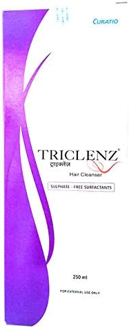 Triclenz Hair Cleanser (250 ml) - Unscented, Red, Unisex-Adults