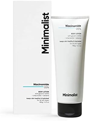 Minimalist Niacinamide 5% BodyLotion with Shea Butter For Hydration & Nourishment of Skin