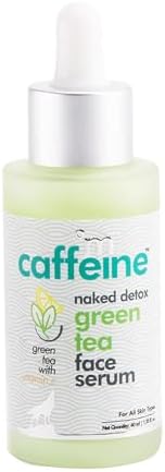 mCaffeine Naked Detox Green Tea FaceSerum - Reveals Hydrated, Glowing Skin with Vitamin C
