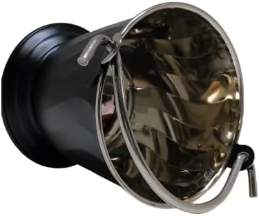 iKonbi Stainless Steel Black Matt Serving Bucket/Balti/Gravy Serving Bucket